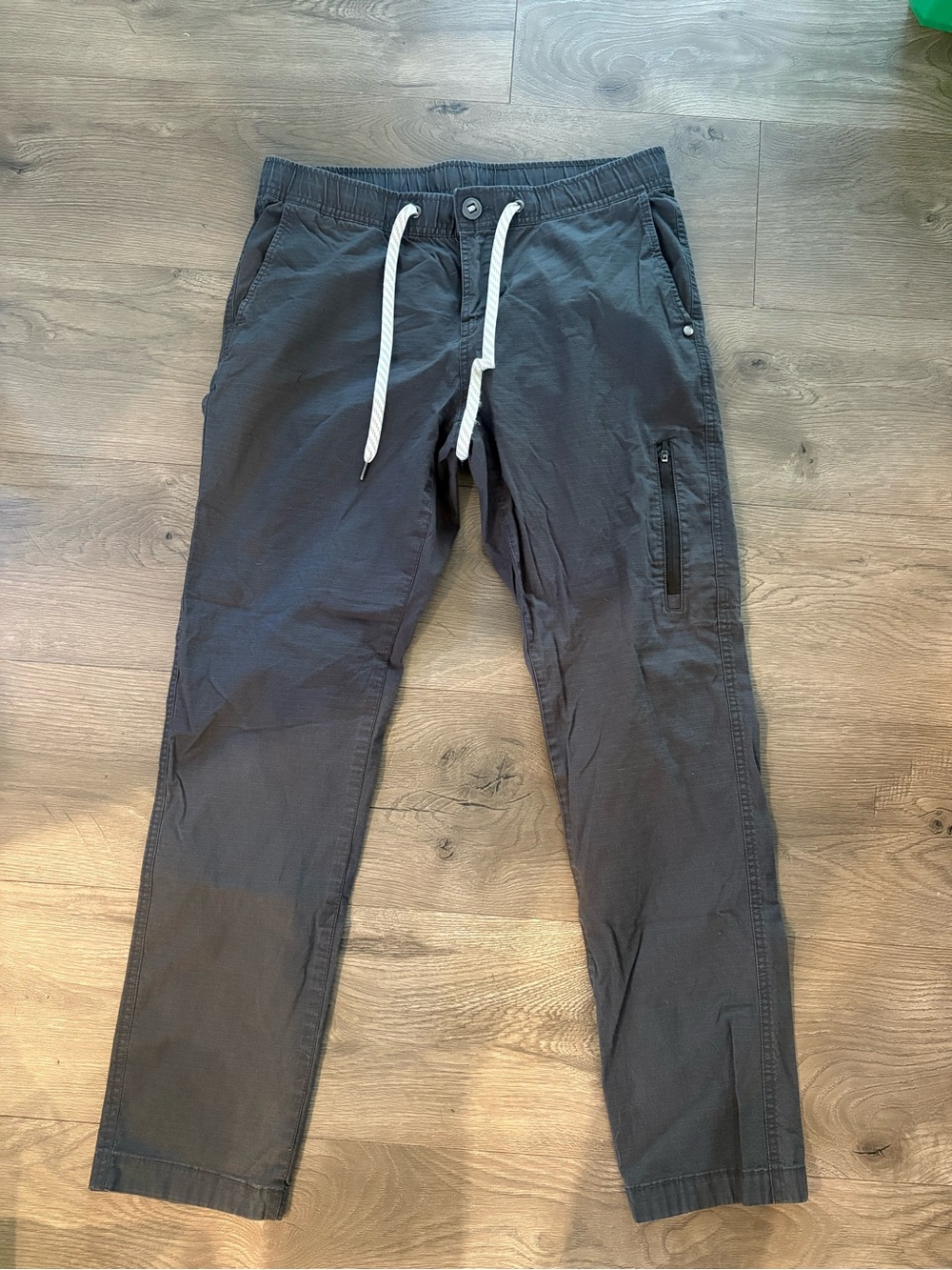 Vuori Charcoal Ripstop Drawstring Pants - Picture 3 of 11